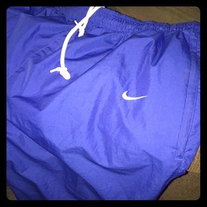 Womens Nike blue Wind pants.